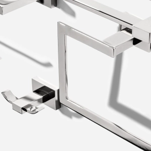 Kit de Acess&oacute;rios para Banheiro (Mondrian Cromado)