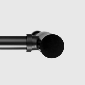 Sif&atilde;o Met&aacute;lico com Copo para Banheiro (Line Preto Fosco)