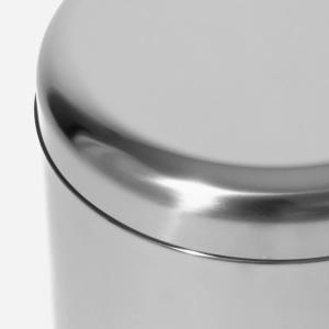 Lixeira Redonda com Pedal 12 Litros (Cromada)