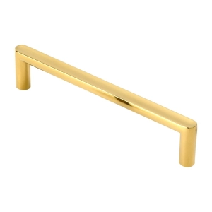 Puxador para M&oacute;vel Al&ccedil;a Sobrepor 128 mm Zamac (Cartago Dourado) - Outlet