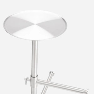 Toalheiro de Piso em Inox (Donatello Escovado)