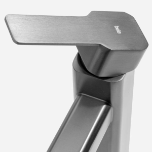 Torneira Monocomando Alta para Banheiro Inox (Adda Grafite Fosca)