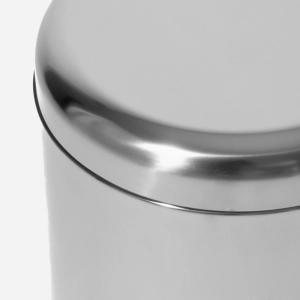 Lixeira Redonda com Pedal 5 Litros (Cromada)