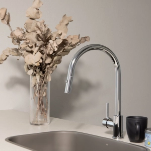 Torneira Monocomando Gourmet de Cozinha (Barbados Cromada)