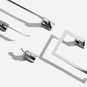 Kit de Acess&oacute;rios para Banheiro (Mondrian Cromado)