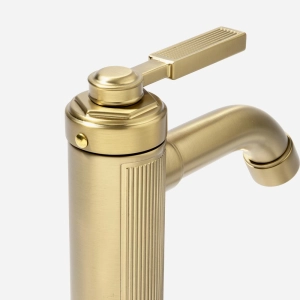 Torneira Monocomando Retr&ocirc; Baixa para Banheiro (Morin Dourada Fosca) - Outlet