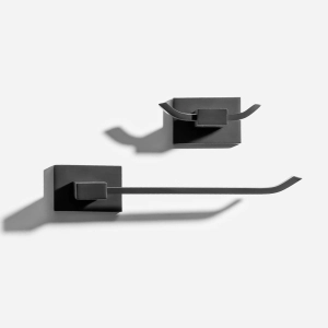 Kit de Acessórios para Lavabo (Mondrian Preto Fosco)