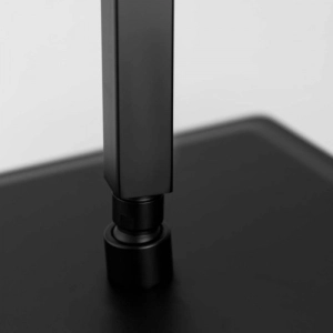 Ducha de Inox Quadrada 20x20 cm de Teto (Preta Fosca)