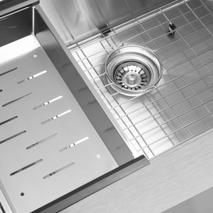 Kit Cuba Fazenda Workstation Inox com Acess&oacute;rios  (Narita Escovada)