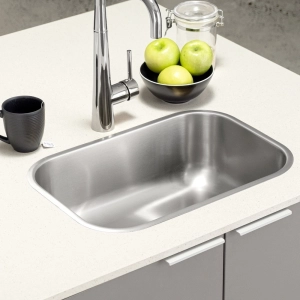 Cuba de Cozinha Inox Retangular 50x34 cm (Fuji Escovada)