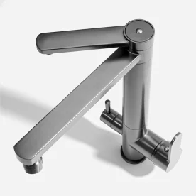 Produto Torneira Monocomando Giratória de Filtro (Ibiza Grafite Fosca) - Outlet