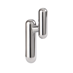 Cabide com Gancho de Parede Zamac (Moema Cromado)