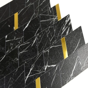 Pastilhas Adesivas Metálicas (Marquina Gold)