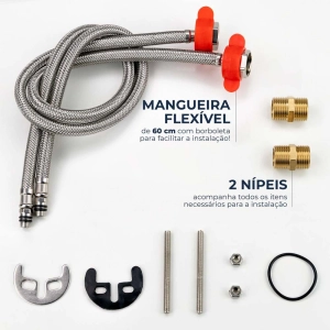 Torneira Monocomando Baixa para Banheiro (Michigan Cromada)