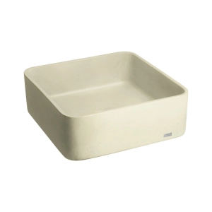 Cuba de Banheiro Concreto Apoio Quadrada 40 cm (Urban Travertino)