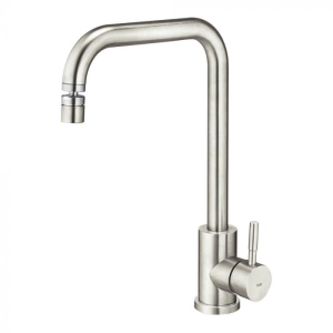 Torneira Monocomando Girat&Atilde;&sup3;ria de Cozinha Inox (Malta Escovada)