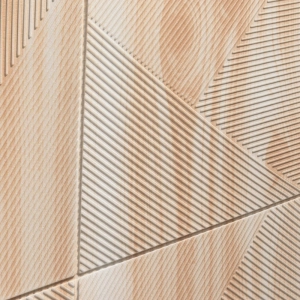 Painel 3D Vértice Adesivo 70x70x0,8 cm (Latte)