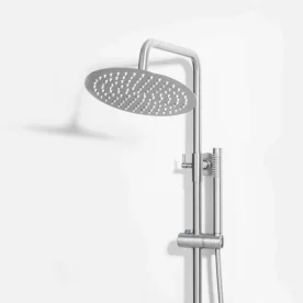 Produto Ducha Coluna de Inox Redonda 25 cm (Escovada) - Outlet