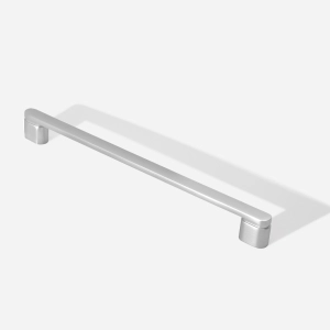 Puxador para M&oacute;vel Al&ccedil;a Sobrepor 224 mm Zamac (Memphis Escovado)