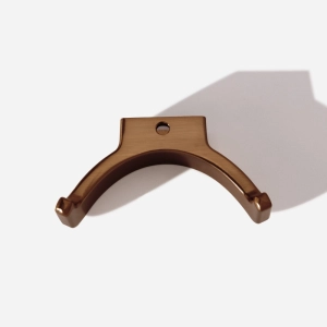 Cabide com Gancho Duplo de Parede Zamac (Batel Rosé Gold Fosco)