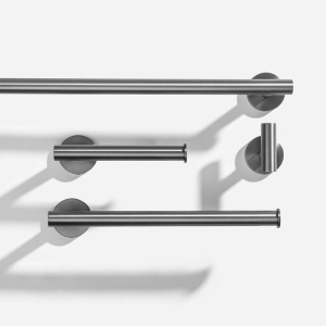 Kit de Acessórios para Banheiro Inox (Tarsila Grafite Fosco)