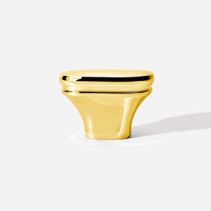 Puxador para M&oacute;vel Ponto Zamac (Memphis Dourado)