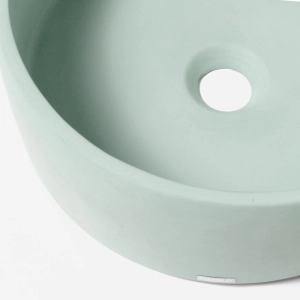 Cuba de Banheiro Concreto Apoio Redonda 35 cm (Small Acqua)