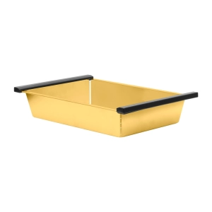 Cesto Escorredor Inox para Cuba Workstation 36x23 cm (Dourado Fosco)