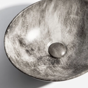 V&aacute;lvula Click de Lou&ccedil;a para Cubas (M&aacute;rmore Grigio)