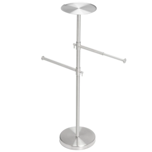 Toalheiro de Piso em Inox (Donatello Escovado)