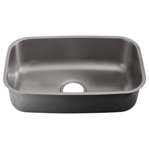Cuba de Cozinha Inox Retangular 59x37 cm (Miura Cinza Fosca)