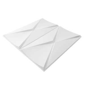 Placa 3D Dubai Auto Adesivo 50x50 cm (Branco)