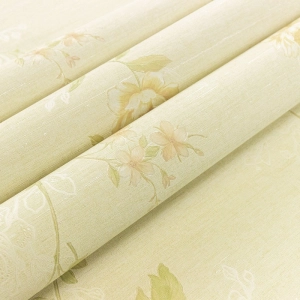 Papel de Parede Floral Cl&aacute;ssico Bege Lav&aacute;vel 10x0,53 m (Fiori Quindici) - Outlet