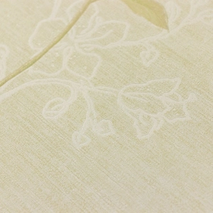 Papel de Parede Floral Cl&aacute;ssico Bege Lav&aacute;vel 10x0,53 m (Fiori Quindici) - Outlet