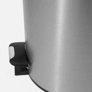 Lixeira Redonda com Pedal 12 Litros (Escovada)