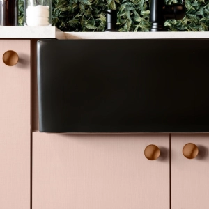 Puxador para M&oacute;vel Ponto Zamac (Cartago Ros&eacute; Gold Fosco) - Outlet