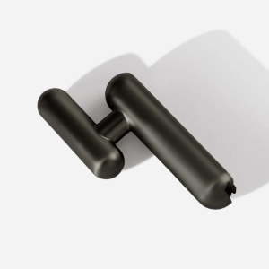 Cabide com Gancho de Parede Zamac (Moema Preto Fosco)