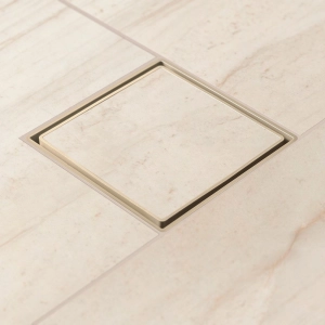 Ralo Oculto Invis&iacute;vel com Encaixe Universal (Bege)