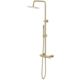 Ducha Coluna de Inox Redonda 25 cm (Dourada Fosca) - Outlet Produto Ducha Coluna de Inox Redonda 25 cm (Dourada Fosca) - Outlet
