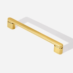 Puxador para Móvel Alça Sobrepor 160 mm Zamac (Memphis Dourado)