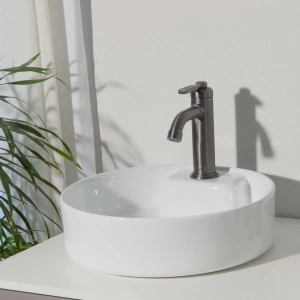 Torneira Monocomando Retrô Baixa para Banheiro (Morin Grafite Fosca) - Outlet Produto Torneira Monocomando Retrô Baixa para Banheiro (Morin Grafite Fosca) - Outlet