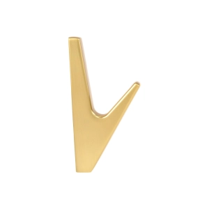 Cabide com Gancho de Parede Zamac (Lapa Ouro Fosco)