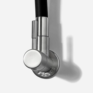 Torneira Gourmet de Parede de Cozinha Inox (Laguna Preta Fosca)