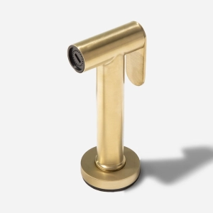 Torneira Monocomando com Ducha de Cozinha Inox (Fiji Dourada Fosca)