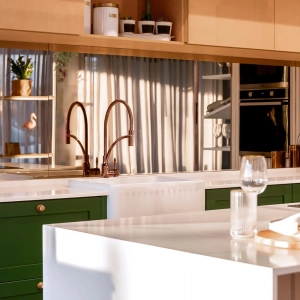 Torneira Monocomando Gourmet de Cozinha (Riviera Rosé Gold)