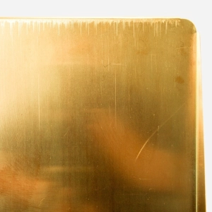 Lixeira Embutida de Cozinha Inox Quadrada 5 Litros (Dourada Fosca) - Outlet