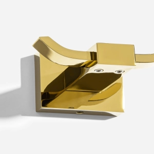 Cabide com Gancho Duplo (Mondrian Dourado)