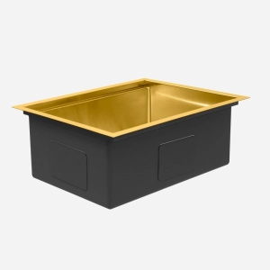 Kit Cuba Workstation Inox com Acessórios (Kyoto Dourada Fosca)