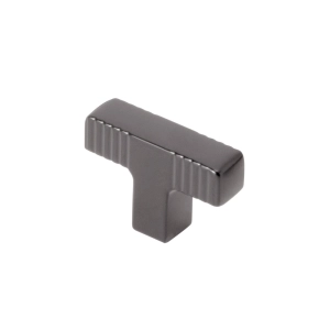 Puxador para Móvel Ponto Zamac (Petra Grafite Fosco) - Outlet