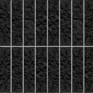 Pastilhas Cerâmicas Spiagge 6x24 cm (Black Bright)